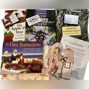 Teacher Collection Learning Center Fall Pack Units 4 sets Books Tapes Activities